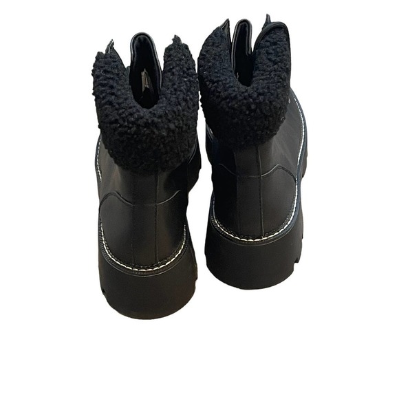New COOL PLANET BY STEVE MADDEN Black Paris Cyclone Winter Hiker’s Boot Size 7 - Picture 7 of 12